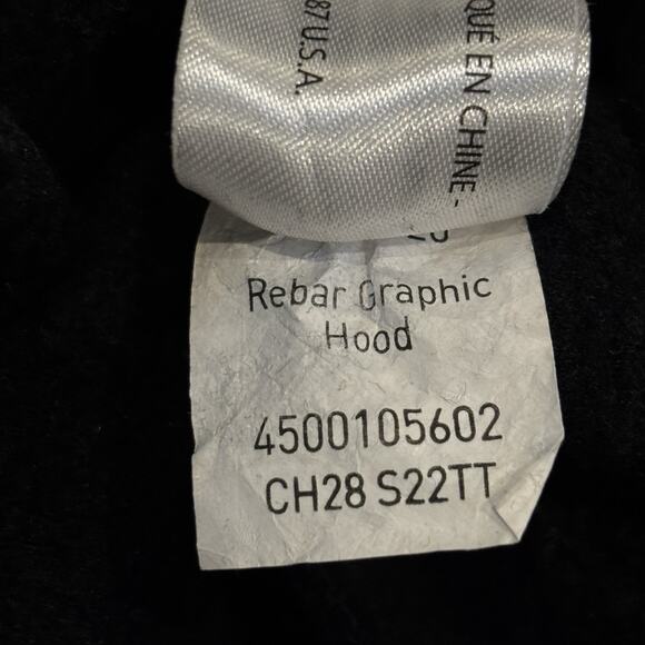 Ariat Women's Rebar Graphic Hoodie Black Purple Large #10037620 NEW WITHOUT TAGS - Picture 6 of 7